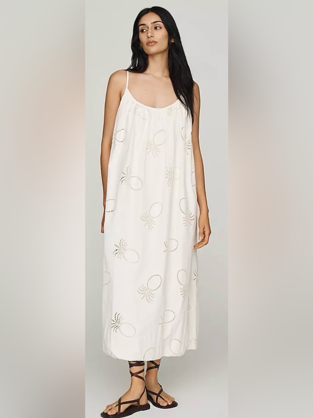 Farm Rio bubble hem midi dress